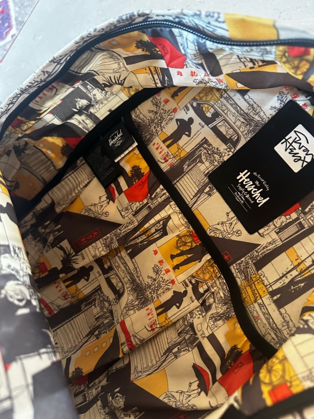 Herschel Backpack Asian Japanese Inspired Kanji Graphic Streetwear School Bag - Picture 11 of 14